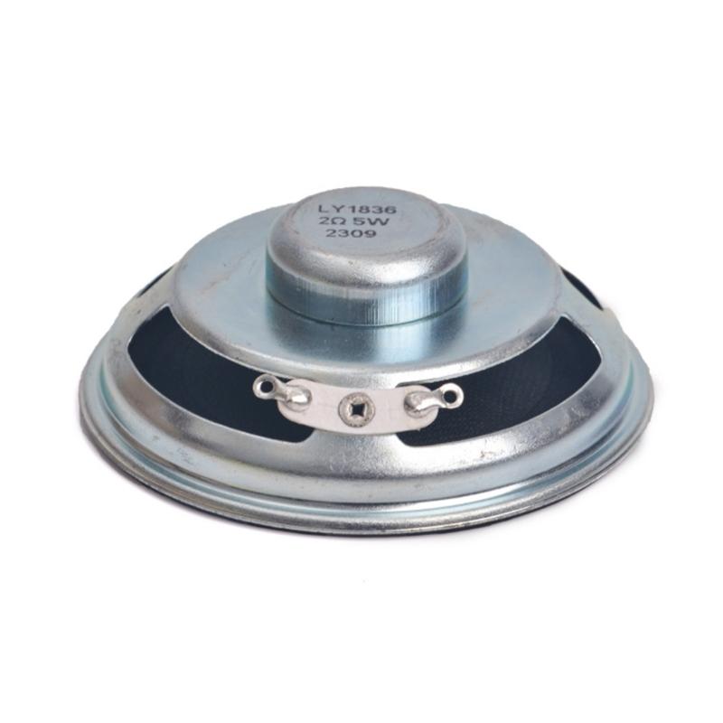 2.5inch 2ohm 5W Full Frequency Loudspeaker Stereo Woofer Loudspeaker Round Shape Replacement Loudspeaker Magnetic Loudspeaker