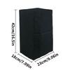 Blender Juicer Dust Cover With Soundproof Design Practical Storage Pocket Black Quilted Fabric Kitchen Appliance Cover