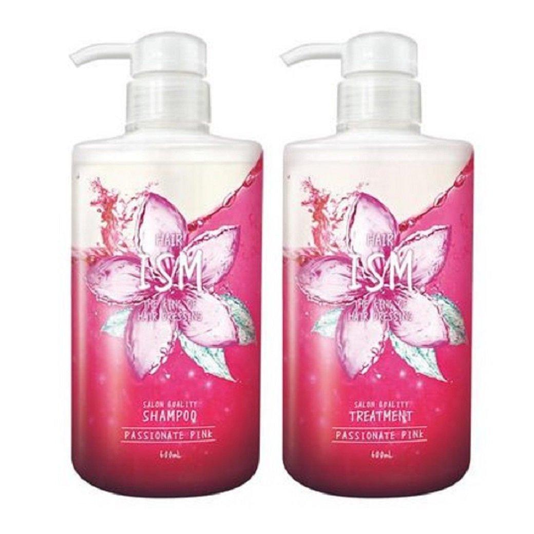 

ISM Salon Quality Hair Care Shampoo Treatment Set Passionate Pink