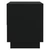 Nightstand Black 45 X 34 X 44 Cm Particleboard