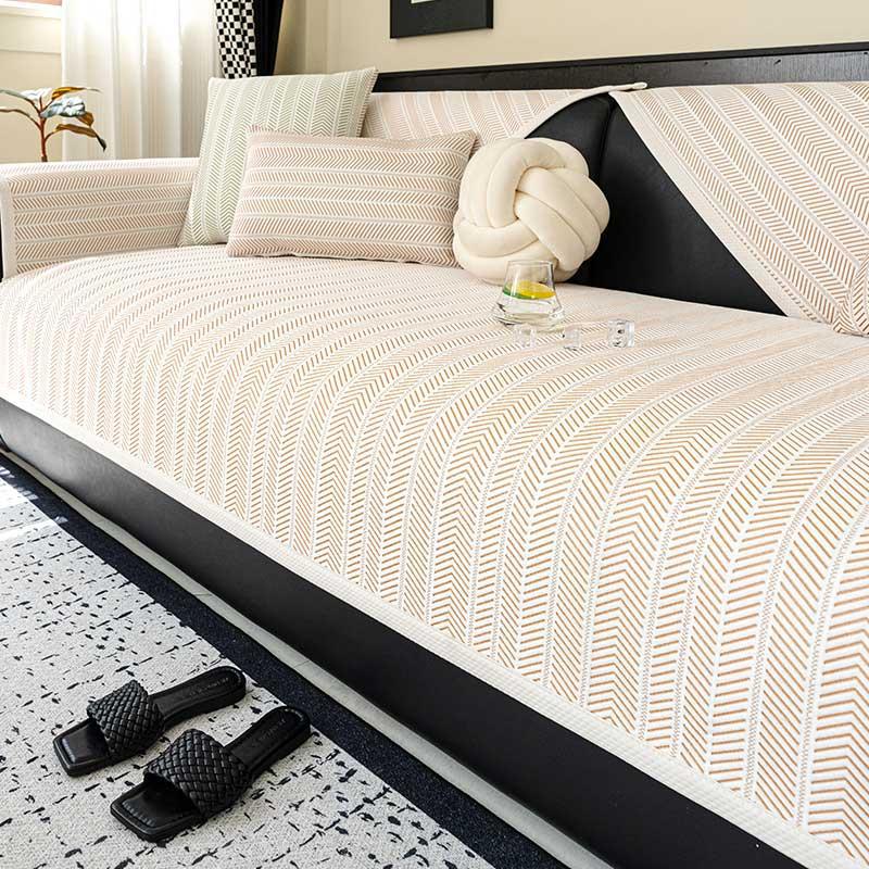 

Cool Doudou Ice Silk Sofa Cushion Summer Mat Mat Mat, Non-Slip Seat Cushion, Cool Sense Sofa Cover, Cover, Backrest Towel 70*70cm