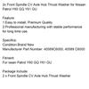 2x Vorderachsschenkel CV-Gelenkwelle Nabe Anlaufscheibe für Nissan Patrol Y60 GQ Y61 GU