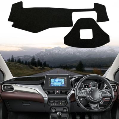 Kurtz Dashboard Mat for Suzuki New FRONX October 2024 Custom Sun Dashboard Protective Interior Polyester Reduces Heat 1 Piece Polyester with (WD/WE