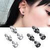 2pz Nuovi Unisex Gotici Punk Rock Acciaio Inossidabile Vite Chiodo Piercing Borchie Orecchini Novità Gioielli Piercing Gioielli Piercing Rock
