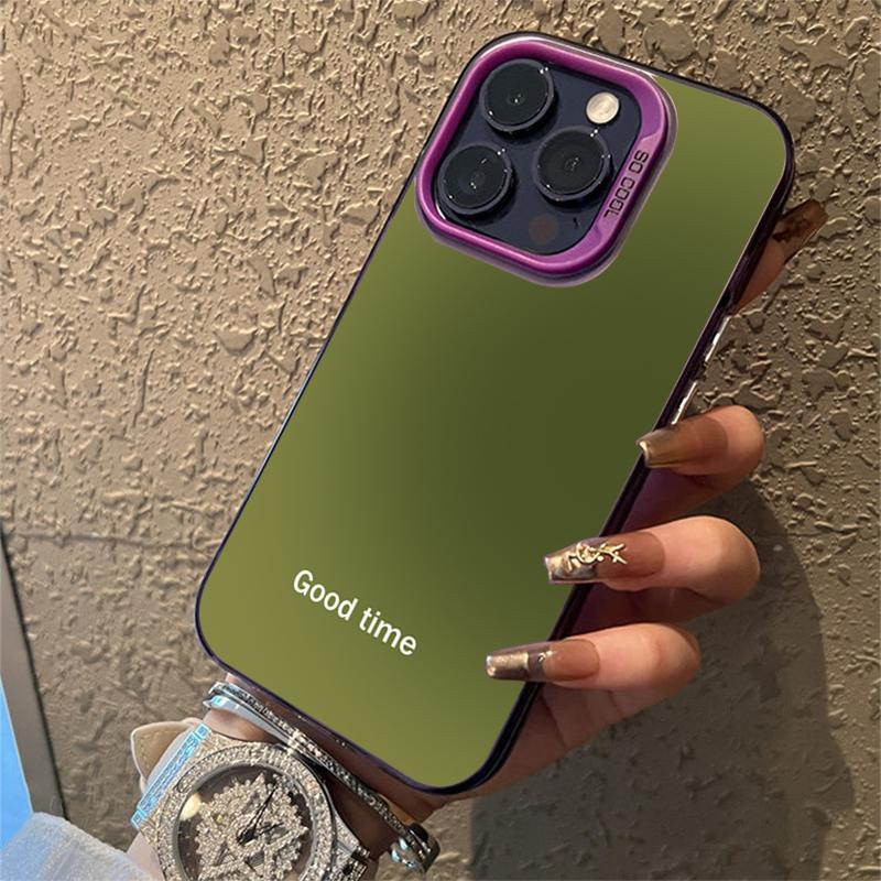 

Luxury Gradient Color Matte Silver IMD Phone Case For iPhone 16 15 14 Pro Max Plus 11 12 13 7 8 Plus X XR Shockproof Back Cover iPhone 12