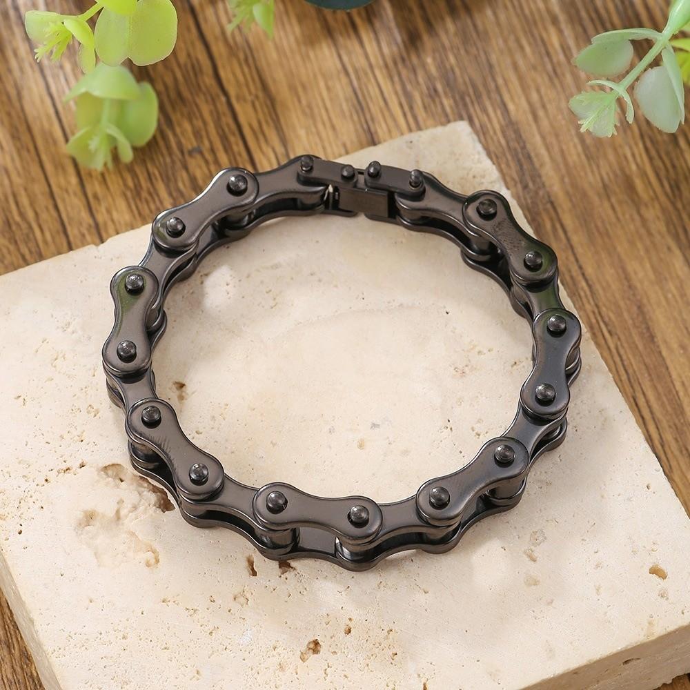 Adjustable Bike Chain Design Bracelet Stainless Steel Wrist Chain for Men  Outdoor