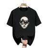 Mens Melting Face Graphic T Shirt Summer Soft Comfort Fit Oversized Daily Wear Tee