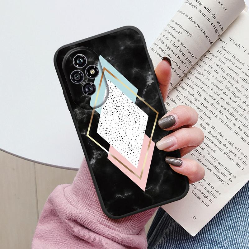 Colorful Marble Case For Honor 200 Luxury Soft Shockproof Cover Fundas For Honor200 90 Lite Shell Watercolor Oil Painting Coque