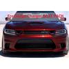 2x Front Upper Grille Intake Bezel Red For 2015- Dodge Charger SRT Scat Pack