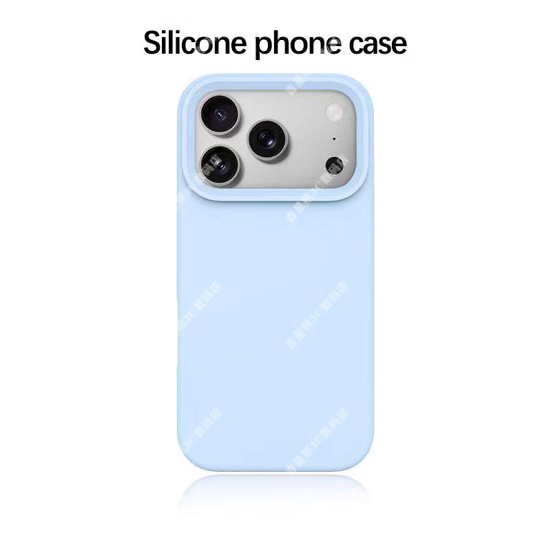 iPhone 13, 14, 15, 16, 17 Pro Max için Yüksek Değerli Sıvı Silikon Telefon Kılıfı - Kadın Sürümü