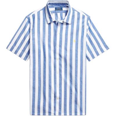 Polo Classic Fit Cotton Striped Polo Shirt Men Shirts 710833996-001