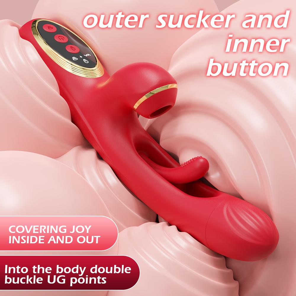 Powerful Tapping Flapping G Spot Vibrator Clit Clitoris Stimulator Massager 3 Motors Dildo Sex Toys For Women Adult Products 18+