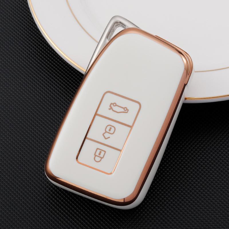 Gold Edge TPU Key Cover for Lexus ES200/RX300/ES300/UX200