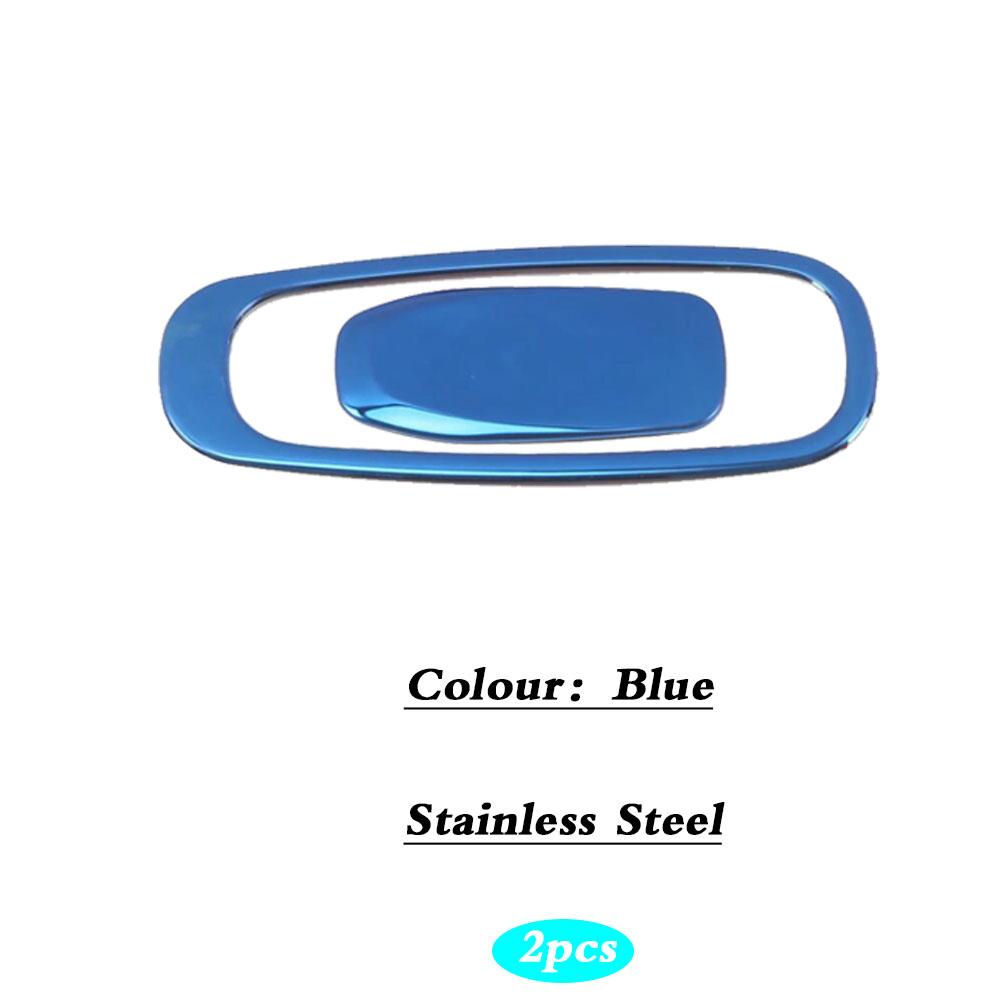 For Volvo XC60 2018    Car Cover Storage Armrest ABS Matte Co-Pilot Handle Bowl Glove Box Front Trim Lamp Panel 2pcs