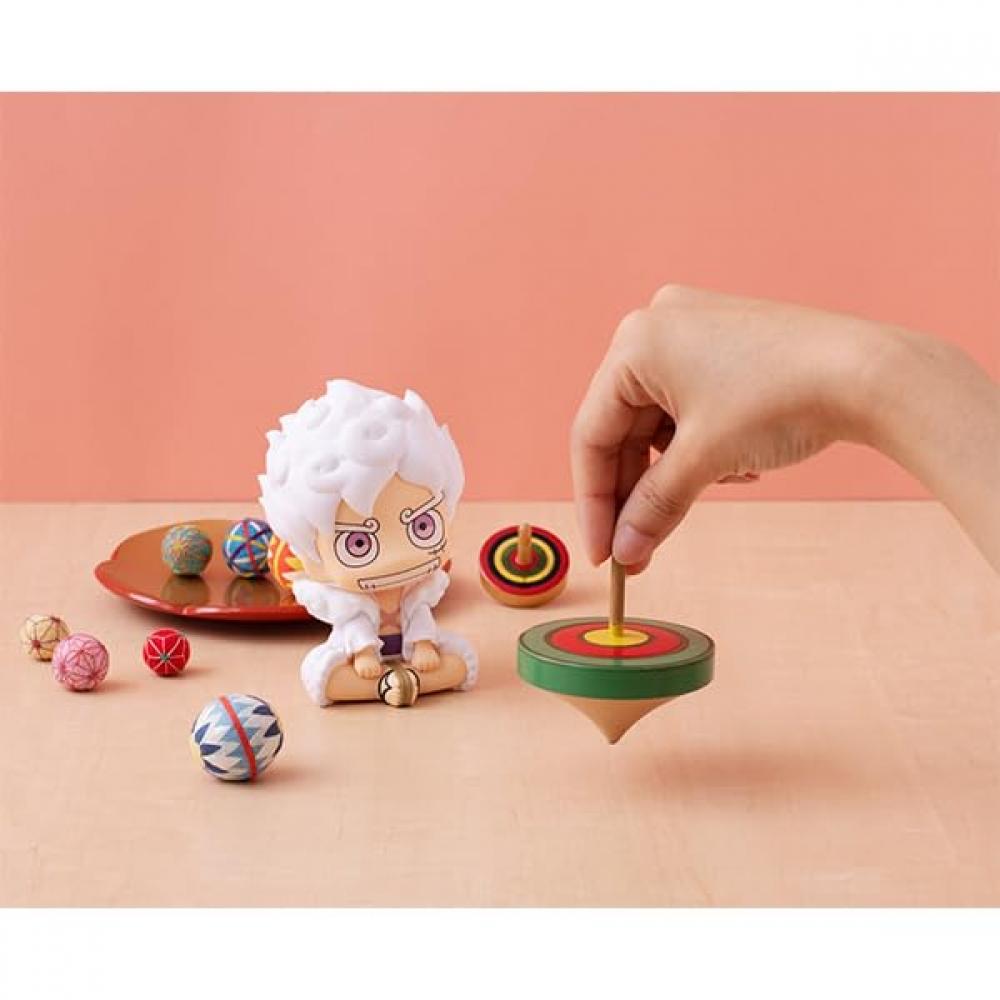 Lucappu ONE PIECE Monkey D. Luffy Gear 5 Approx. 110mm PVC Painted Movable Figure