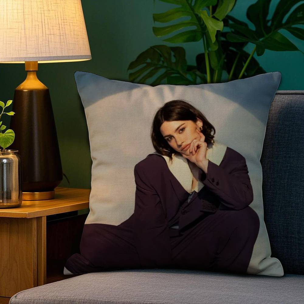 Singer G-Gracie Abrams Pillow Case Sofa Living Room Bedroom Double-Sided Printing Square Cushion Nap Time Pillow Case