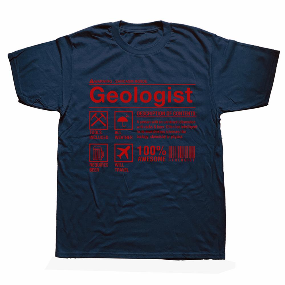 Funny Geologist Composition Geology Student T Shirts Streetwear Short Sleeve Birthday Gifts Summer Style T-shirt Mens Clothing