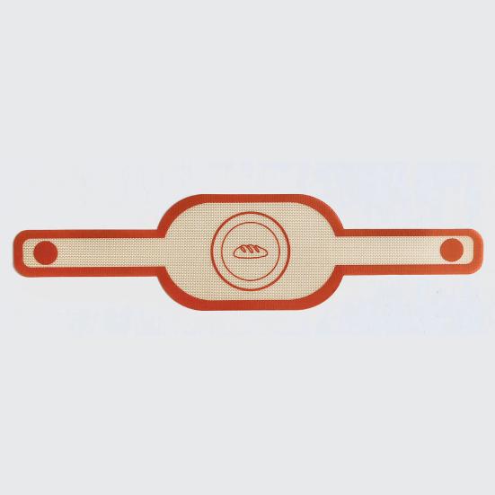 2 Pcs Silicone Bread Mat Circular Oval Non-Stick Baking Mat Set for Oven Reusable Easy to Clean
