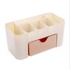 Jewelry and Cosmetics Storage Box - Drawer-style Plastic Office Desk Vanity Table Skincare Brush Lipstick Organizing Storage Rack