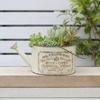 Vaso Decorativo, Fioriera Stile Retrò, con Vassoio Portaoggetti a Manico, per Casa Giardino Balcone Ufficio Studio
