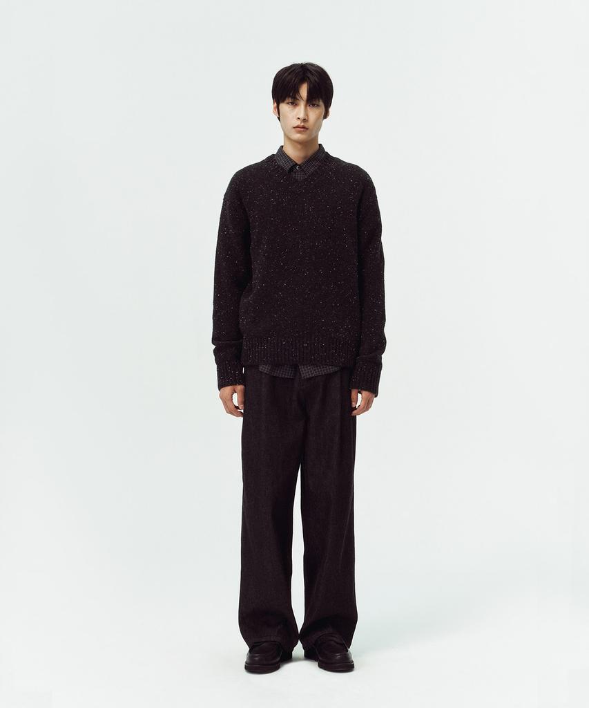 BLANKROOM Nep V Knit_Night Sky