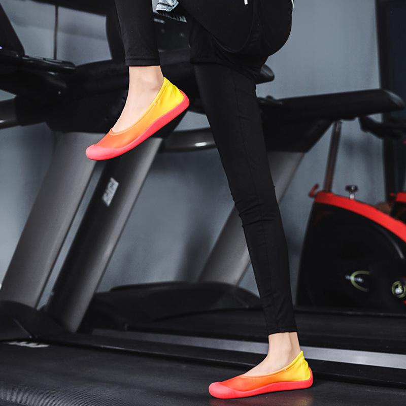 XIHAHA Woman Shoes Ballet Shoes for Girls Cloth Soft Sole Be Non-slip Standard Yoga Fitness Women's Soft Dance Shoe Sneaker