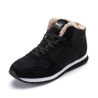 Männer Stiefel Warme Pelz Winter Schuhe Männer Schnee Stiefel Schnüren Stiefeletten Männer Winter Schuhe Turnschuhe