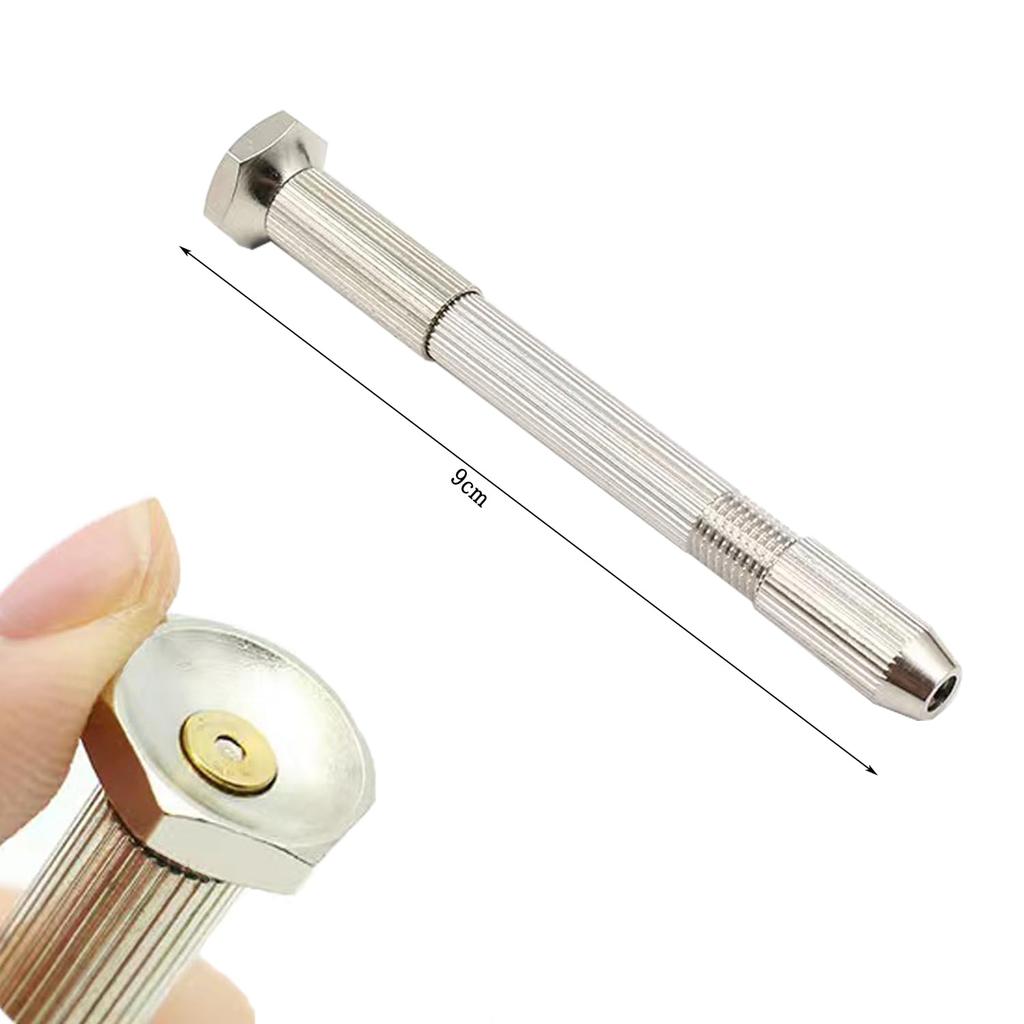 Hand Hole Drilling Pin Drill Small Precision DIY Quiet Manual No Electricity Precision Hole Stainless Easy To Plastic 1 Pin Vise 10 Drill, Tool, Vise,