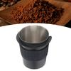 58mm Edelstahl Kaffee Dosierbecher Kaffee Maschinen Griff Aufnahme Pulverbecher mit Silikon