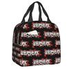 Custom Classic Anime B-Bereserks Hot Logo Insulated Lunch Bags for School Office Waterproof Thermal Cooler Bento Box Women Kids