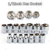 1pc 8-32mm Hex Socket Wrench Head Set 1/2 Short Long Socket Deep Nut Driver Sleeve Spanner End Ratchet Tool With Holder