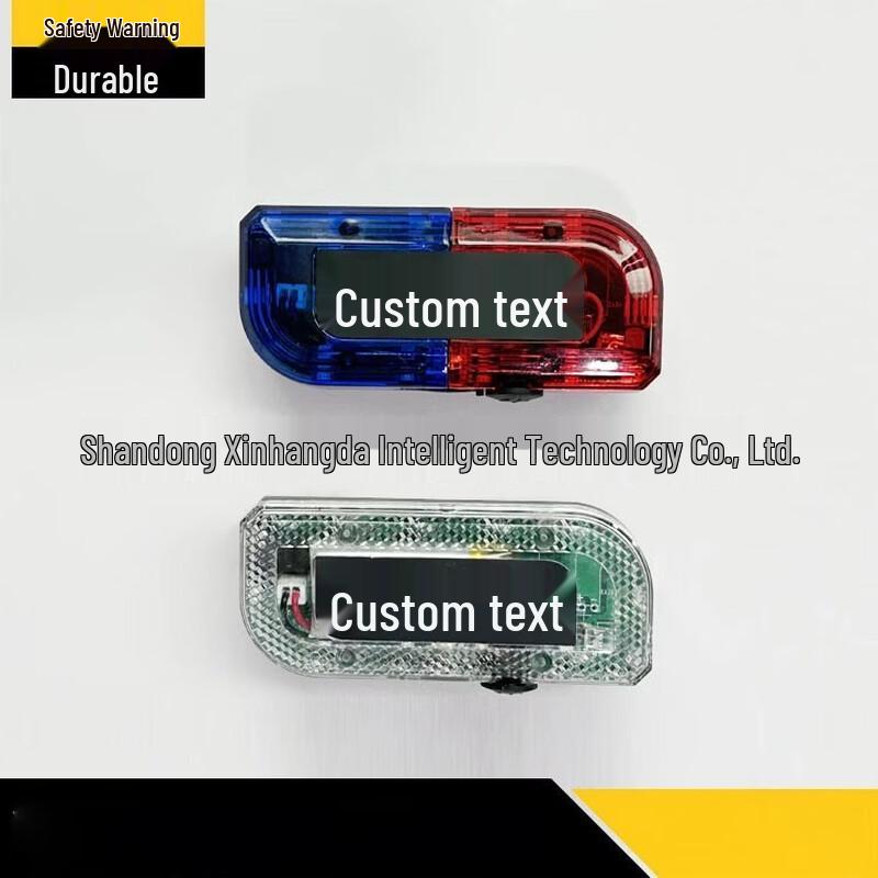 Multi-functional Red/Blue LED Warning Shoulder Clip Light