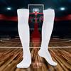 1 Pair Sports Socks Knee High Stretchy Moisture Wicking Terry Non-slip Foot Protection Thickened Men Women Football Fencing Stockings for Outdoor