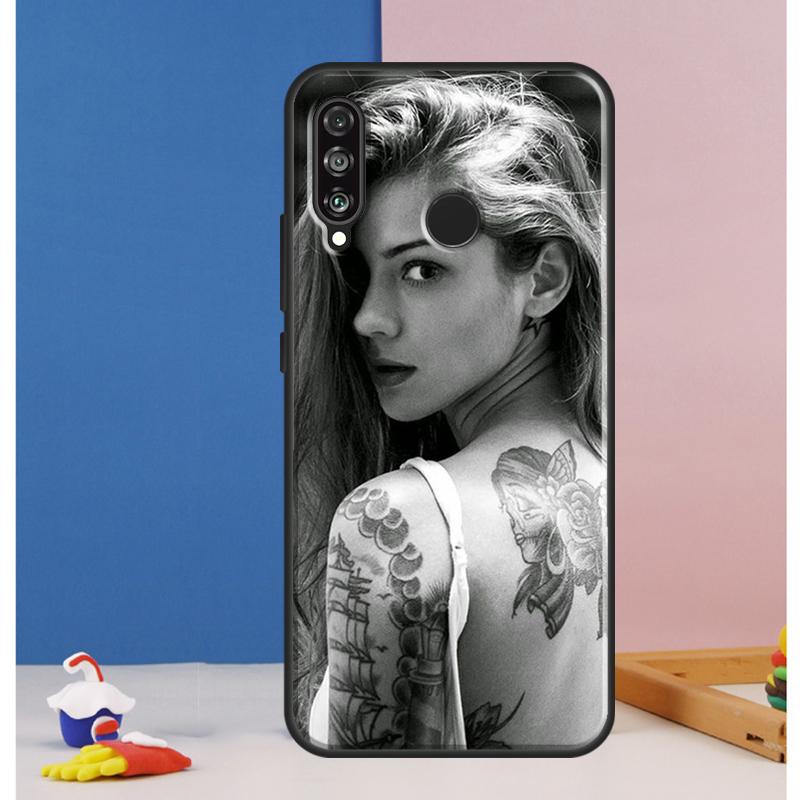 

Sexy Sleeve Tattoo Girl Case For Huawei Nova 10 9 SE 8i 11i 12i 12s Y60 Y61 Y70 Y90 Y72 Y73 Y91 P60 Pro P30 P40 Lite Huawei Nova Y73