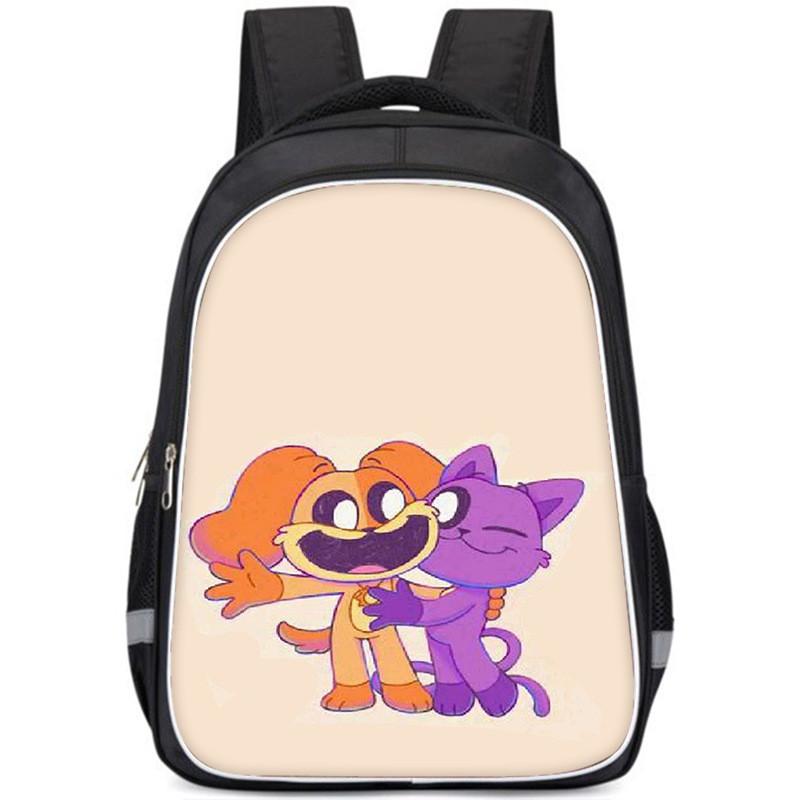 Przestronny plecak szkolny Smiling Critters o dużej pojemności dla dzieci Lekki materiał Oxford