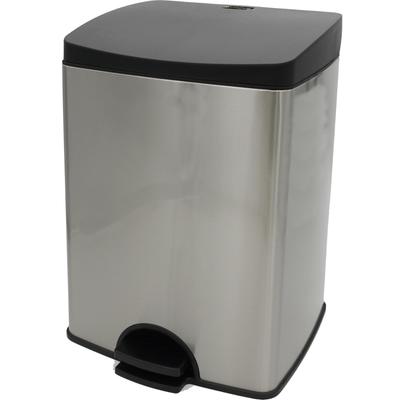 Yamazaki Sangyo CONDOR Trash Dust Box FIT Step with Container and Stainless W X 27cm D X Product Can, ST-15, Compact, Space-Saving, Lid,