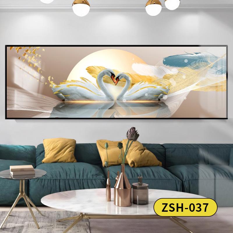 Golden Mountain Self-Adhesive Wall Art: Ideal for Bedrooms, Living Rooms, Hotels, and Guesthouses