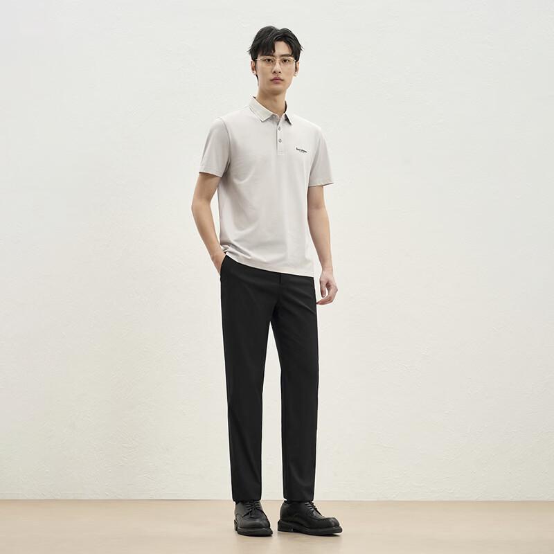 EMZ Men s Straight-Leg Casual Trousers 36