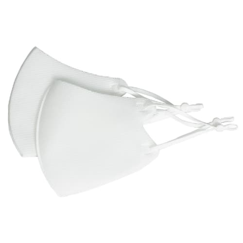 ARTEC Air Mask, Free Size for Adults, Pack of 2, White, 051389