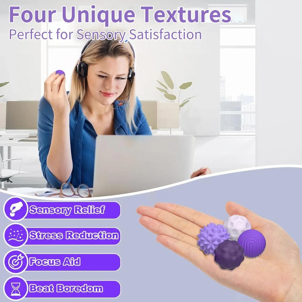 Magnetické silikonové senzorické kuličky Fidget hračka Úzkostné kuličky Autismus Uklidňující Fidgeting hračka Dítě Dospělí Úleva od úzkosti Stres Senzorická hračka