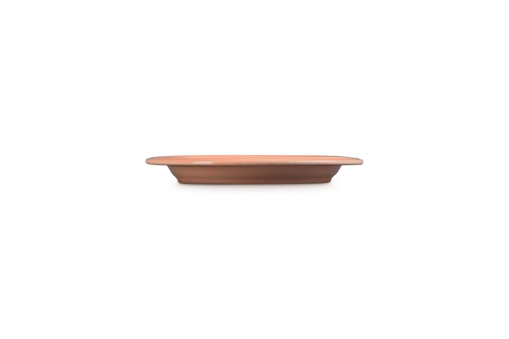LE CREUSET Legend Plate, 18cm, Peche, Heat and Cold Resistant, Microwave, Oven, and Dishwasher Safe, Oven Dish, Bakeware [Official Japanese Product]