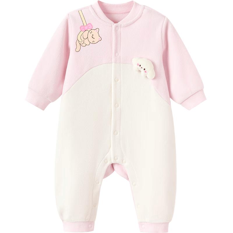 Balabala Baby Long-Sleeve Romper Bodysuit 100