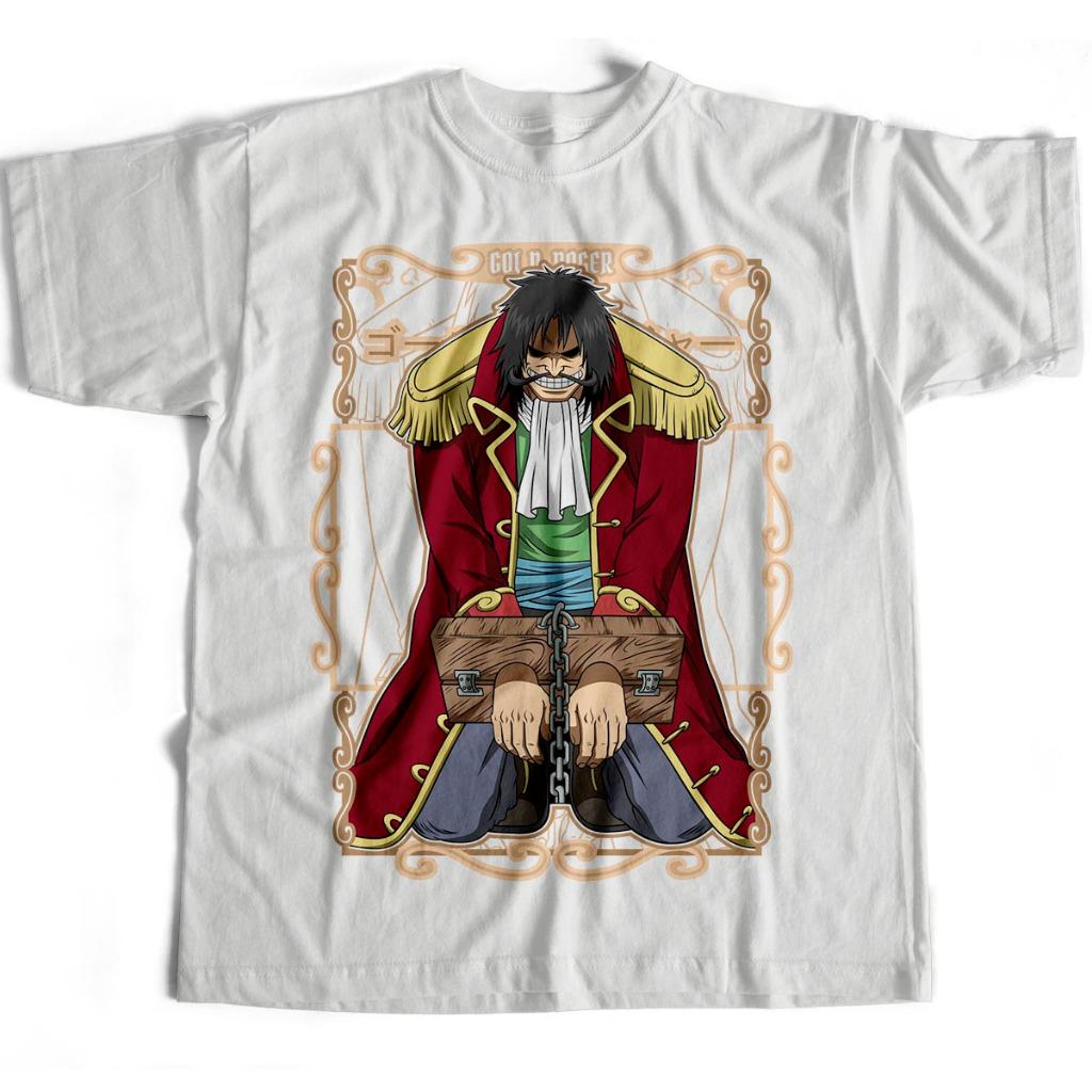 

Gol D Roger ONE PIECE Japanese Anime Men Women Summer T-shirt Harajuku Retro Short-sleeved Loose Oversized Casual Comfort Y2k M
