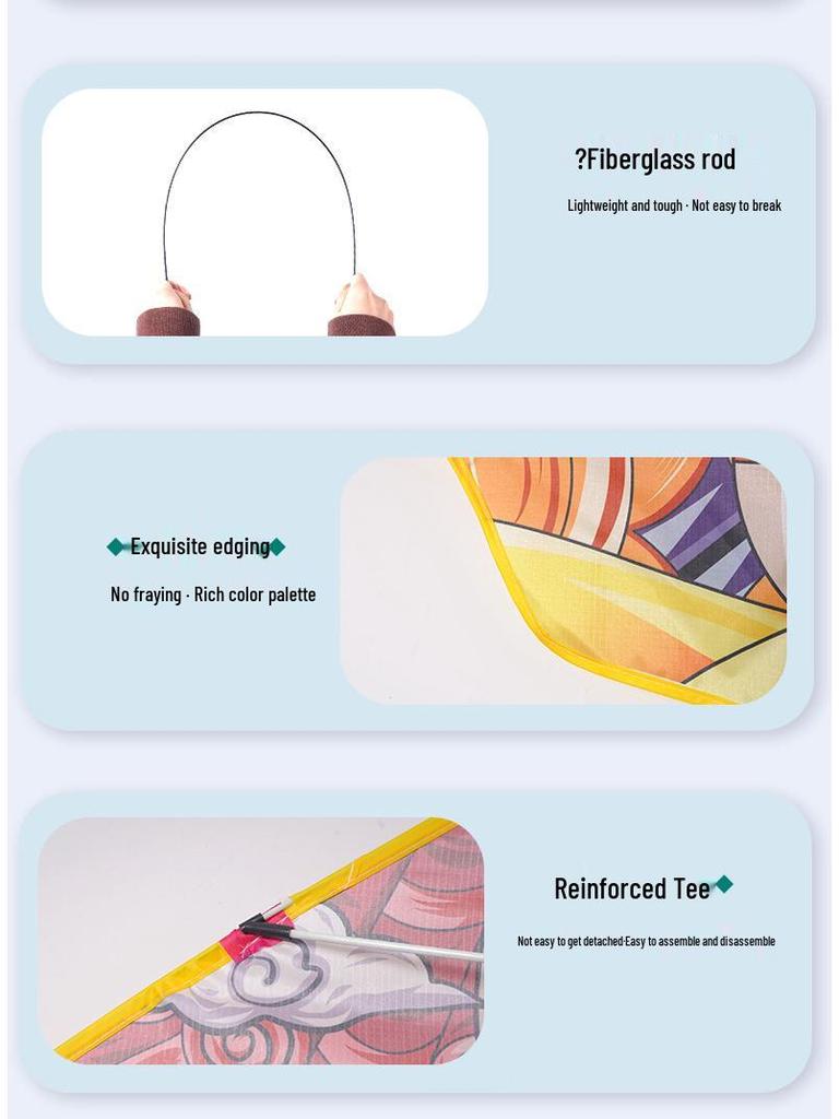 2026 Adults Only Gentle Breeze 1.6m Lucky Cat Kite - Easy to Fly Outdoor Fun for All Ages