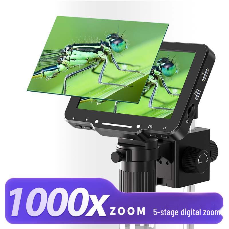 5-Inch HD IPS Screen Digital Microscope