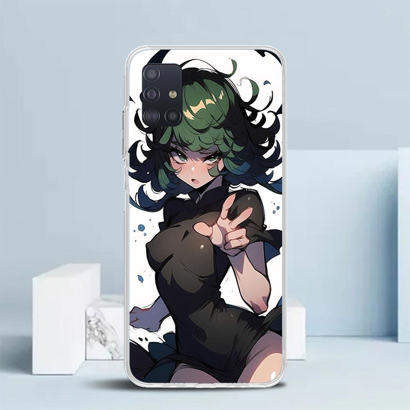 One P-Punch-Man Tatsumaki Soft Cover for Samsung Galaxy A12 A22 A32 A52 A72 A02S Phone Case Note 20 Ultra 10 S10 Plus A51 A71 A5