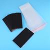 100 Piece Earring Card Holder Set, Black Earring Card Holder Cards with Self-Sealing Bags Earring Card Holder Cards for Earrings Necklaces Pendants Di