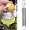 Lemon Zester Grater Grapefruit Peeler Tool Stainless Steel Orange Citrus Peelers Portable Slicer Cutter Efficient Orange Peeler