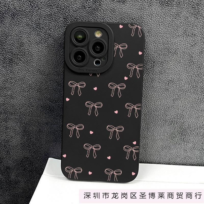 Bow for Apple 15 mobile phone case iphone12promax case 14/13/11/XSMAX1678