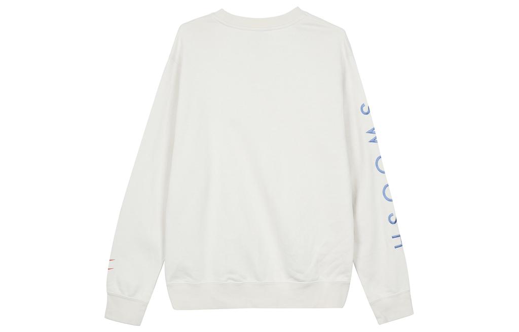Nike Sweatshirts Unisex White Crew Neck Moderate Regular DJ0466-104